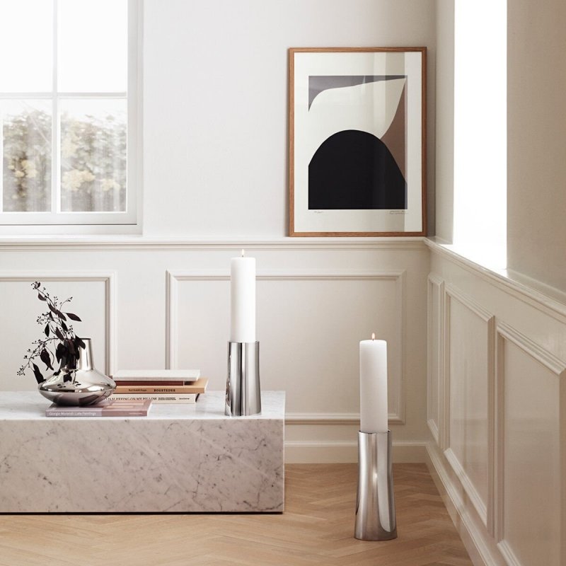 Georg Jensen AMBIENCE Świecznik 20 cm 2 Szt.