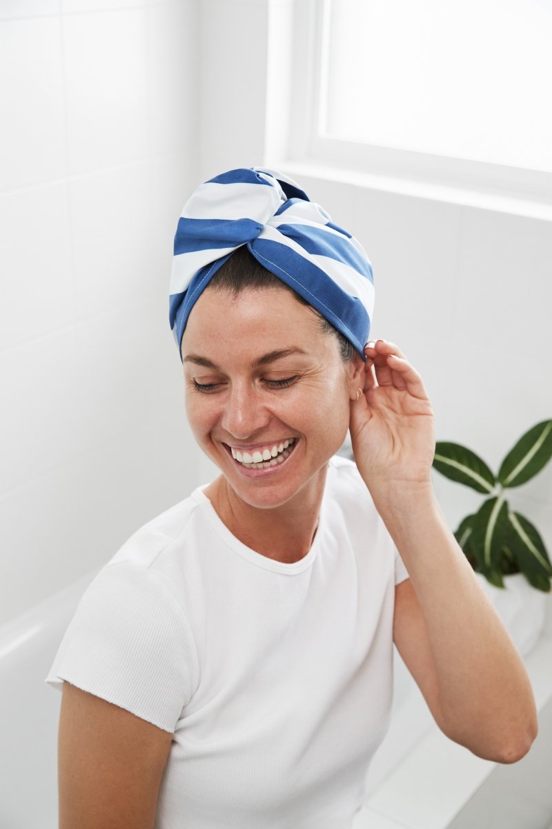 Dock &amp; Bay SOFT Szybkoschnący Turban do Suszenia Włosów / Whitsunday Blue