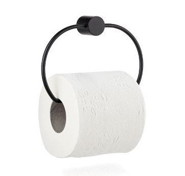 ZONE Denmark HOOKED ON RINGS Wieszak - Uchwyt na Papier Toaletowy - Czarny
