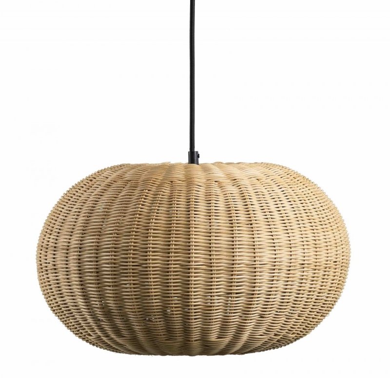 Villa Collection SCANDI Lampa Wisząca Rattanowa 40 cm Naturalna