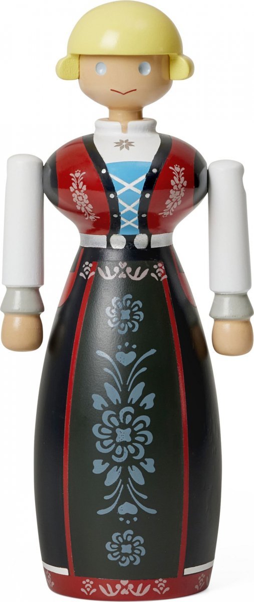 Kay Bojesen BUNAD Figurka Drewniana / Norweska Dziewczyna