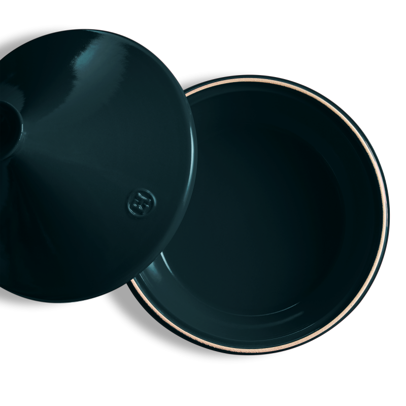 Emile Henry - Ceramiczne Naczynie do Gotowania Tagine 3 l / Czarny