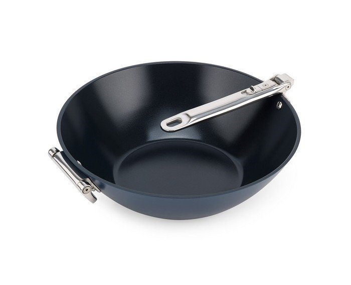 Joseph Joseph SPACE Wok ze Składanym Uchwytem 32 cm / Granatowy