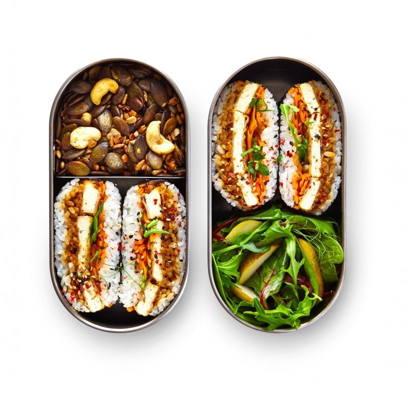 black+blum CLASSIC Stalowy Lunchbox / Podwójny