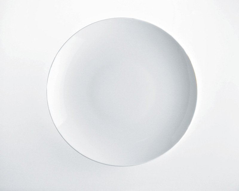 Alessi MAMI Talerz Obiadowy Płaski 27 cm 4 Szt. / Biały