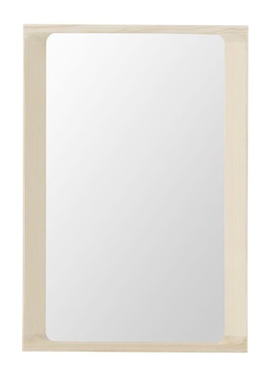 Muuto ARCED Lustro Ścienne w Drewnianej Ramie 80 cm / Świerk Olejowany