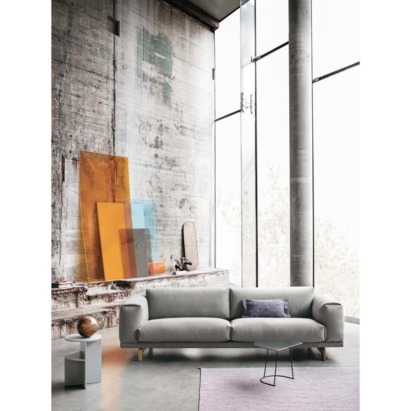 Muuto AIRY Stolik Półokrągły 44 cm Czarny