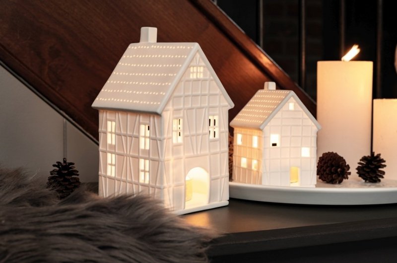 Rader HOME Świecznik - Lampion - Domek Dach Czterospadowy