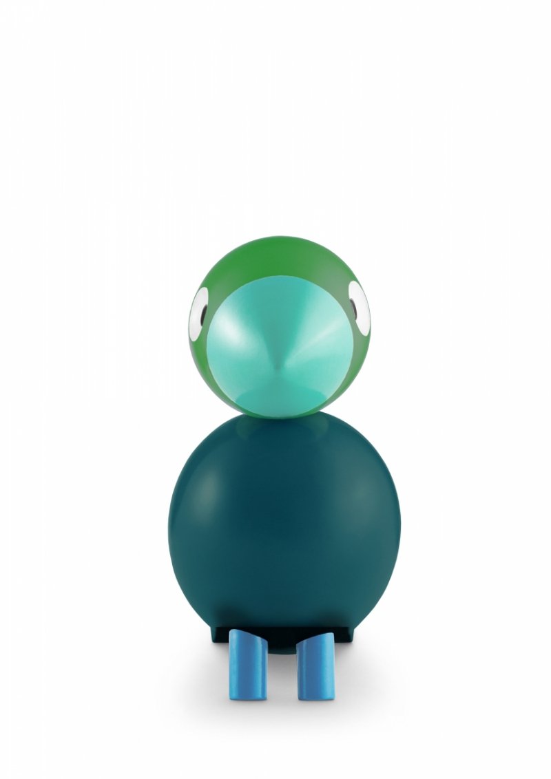 Skandynawska dekoracja drewniana ptak