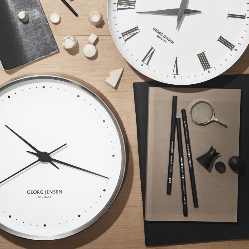 Georg Jensen KOPPEL Zegar Ścienny 30 cm Czarny