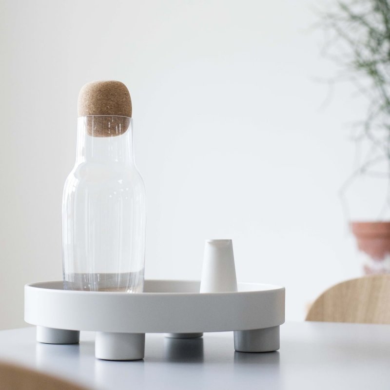 Muuto PLATFORM Taca Okrągła - Podstawka 30 cm  - Ciemnoczerwona