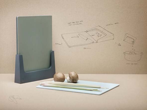 RIG-TIG by Stelton CHOP-IT Deski do Krojenia na Stojaku - Niebieskie
