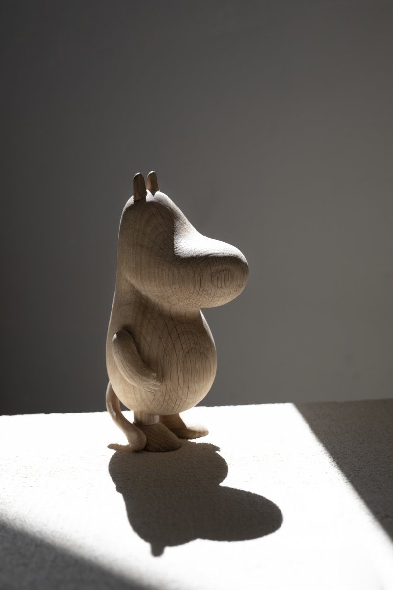 boyhood X MOOMIN Figurka Drewniana Muminek 24 cm Dębowy