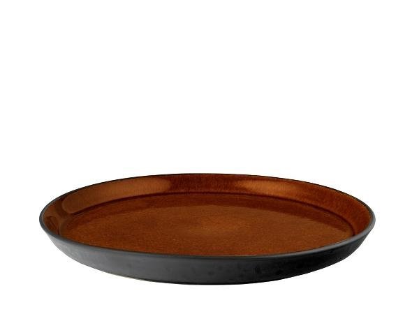 Bitz GASTRO Talerz Obiadowy 21 cm 6 Szt. Czarny - Środek Amber