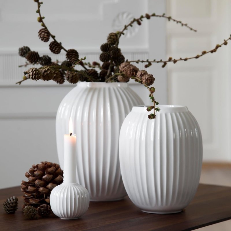 Kähler HAMMERSHØJ Wazon do Kwiatów 20 cm Birch