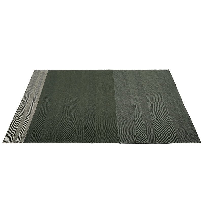 Muuto VARJO Dywan Wełniany 200x300 cm Ciemnozielony