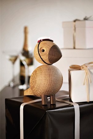 Kay Bojesen SONGBIRD Ptaszek Drewniany ALFRED / Naturalny