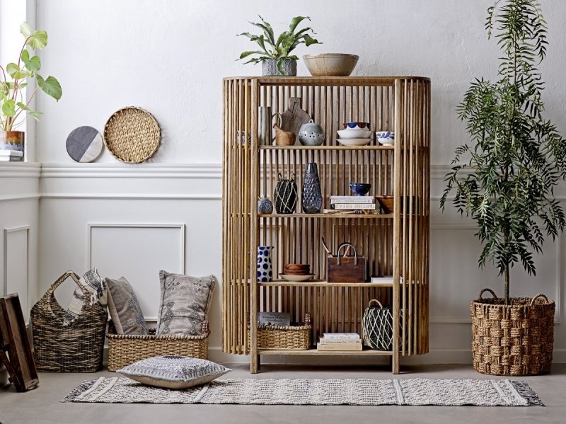Bloomingville SALI Regał na Książki 172 cm / Drewno Mango