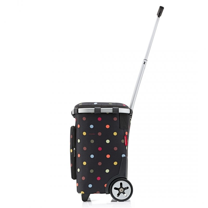 Reisenthel CARRYCRUISER PLUS FRAME Wózek na Zakupy / Dots - Czarny w Kolorowe Kropki