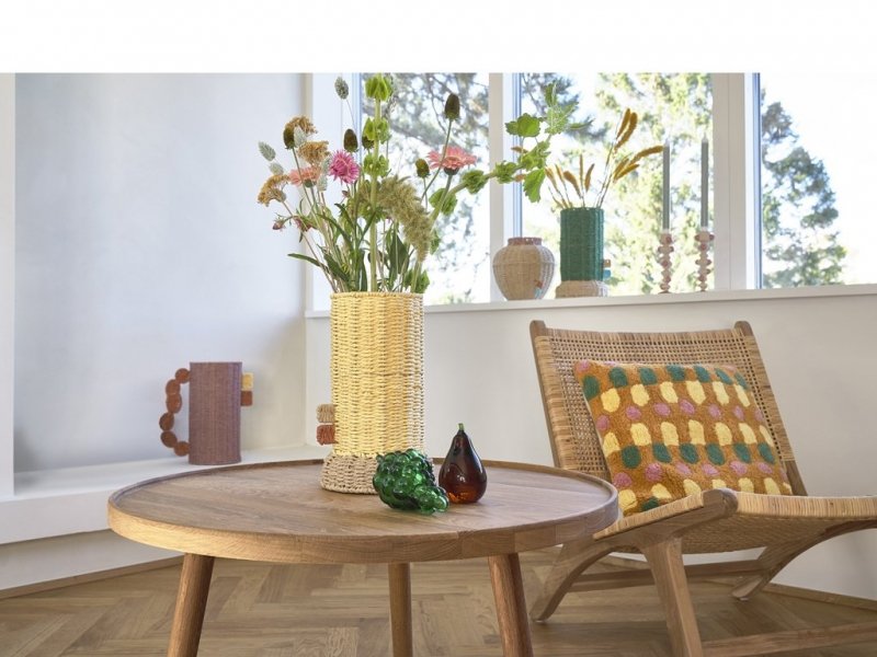 Villa Denmark STYLES Kolorowy Wazon do Kwiatów 28 cm / Zielony