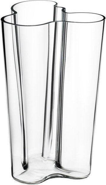 Iittala AALVAR AALTO Wazon do Kwiatów 25 cm / Przezroczysty