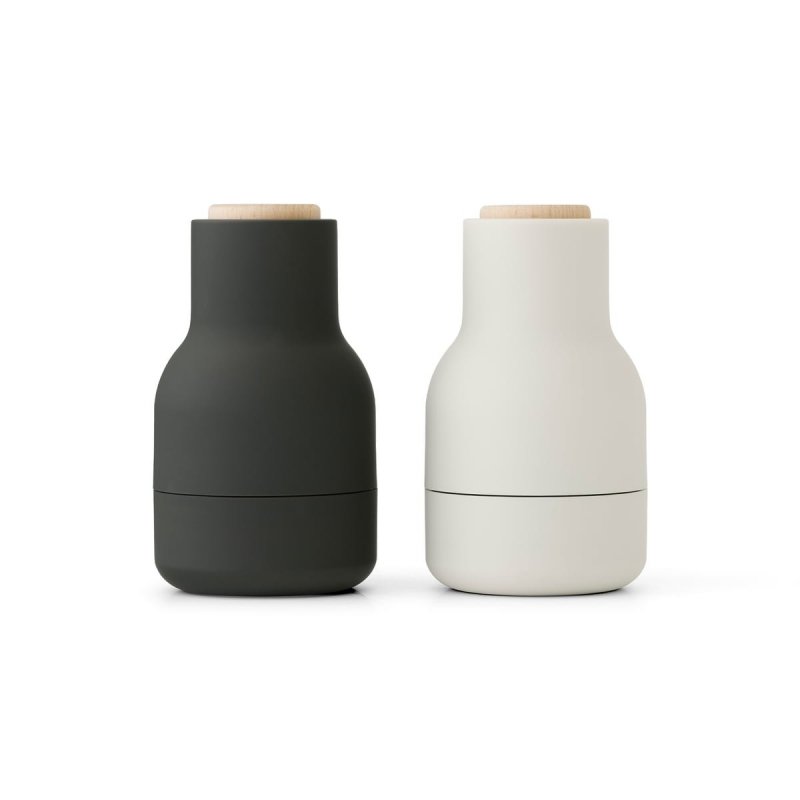 Audo BOTTLE Młynek do Soli i Pieprzu 12 cm / Zestaw Szary