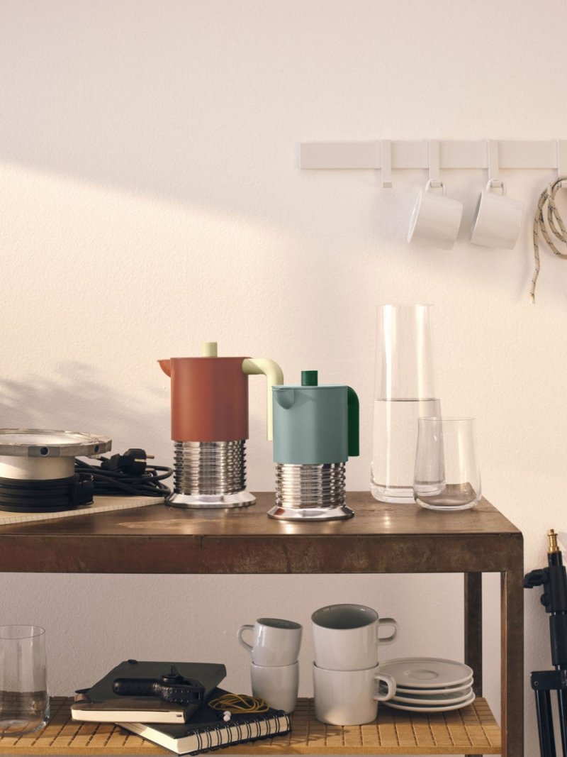 Alessi VITE Kawiarka - Zaparzacz do Espresso 300 ml / Szara