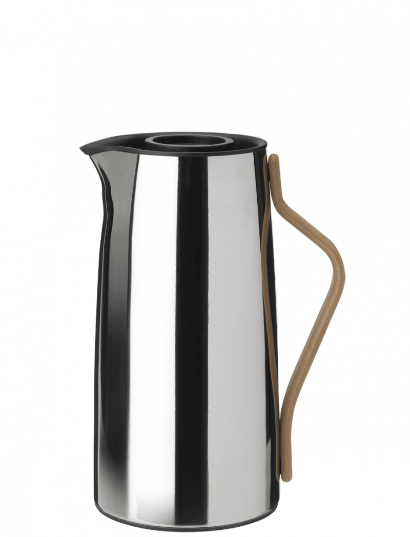 Stelton EMMA Stalowy Dzbanek Termiczny - Zaparzacz do Kawy / Srebrny