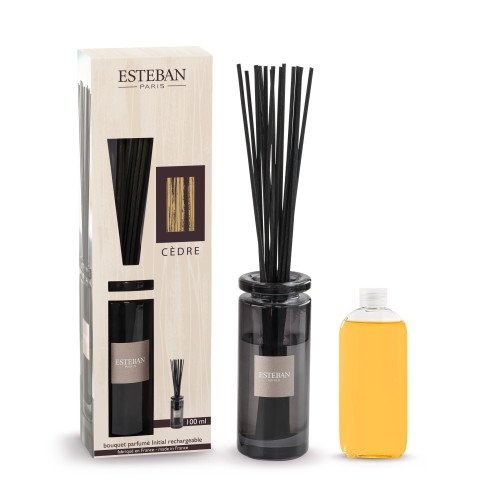 Esteban PARIS Dyfuzor Zapachowy z Patyczkami 100 ml / Zapach Cedre