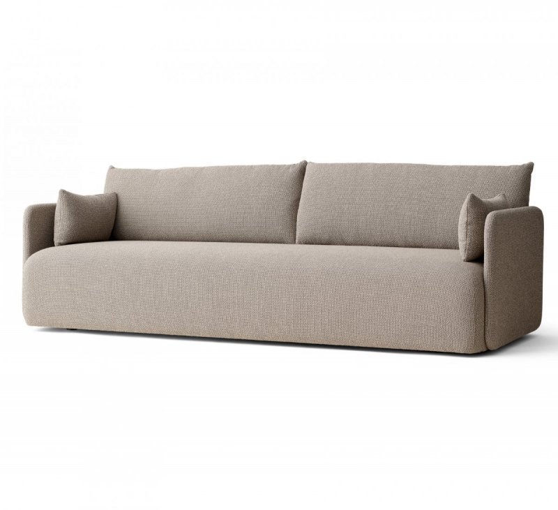 Menu OFFSET Sofa Potrójna - Tkanina Kvadrat Odcień Beżowy