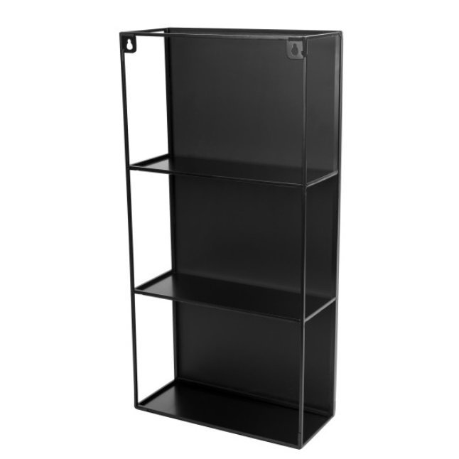 Umbra CUBIKO Lustro Ścienne z Półkami / Czarne