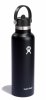 Hydro Flask STANDARD MOUTH Stalowa Butelka Termiczna do Wody 620 ml z Chowanym Ustnikiem / Czarna 