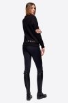 Bluza RG by Cavalleria Toscana Cotton Crew Neck Sweatshirt czarna