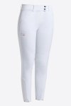 Bryczesy damskie RG by Cavalleria Toscana High Waist Knee Grip białe