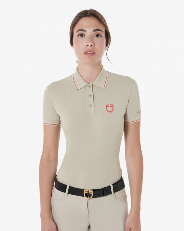 Equestro koszulka polo, oxford tan, roz.M