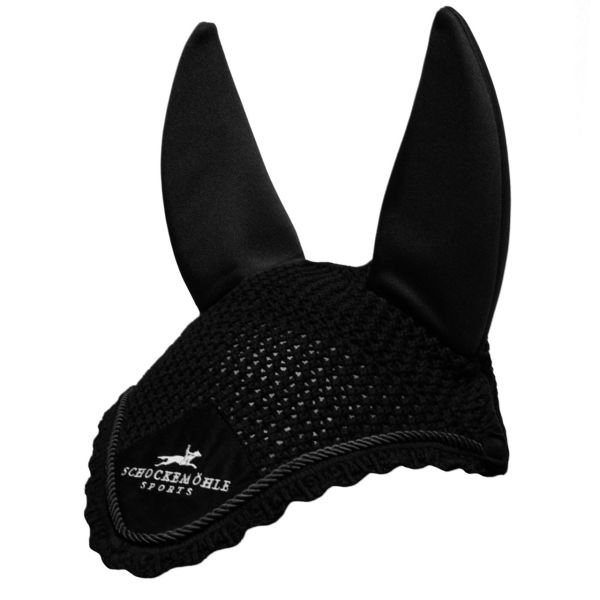 Schockemöhle Sports Nauszniki wygłuszające Silent Fly Veil, Black, WB