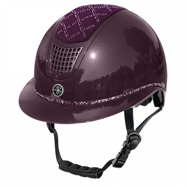 Kask Fair Play QUANTINUM Spotlight shiny W-V Royal berry/Silver M (56-58 cm)
