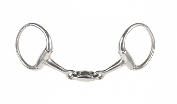 Wędzidło podwójnie łamane oliwkowe 13mm Harry's Horse