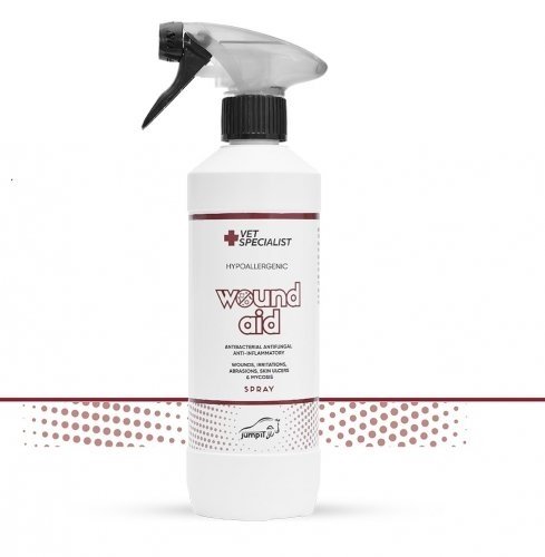 Preparat przeciwzapalny na rany Wound Aid 500 ml - JUMP IT