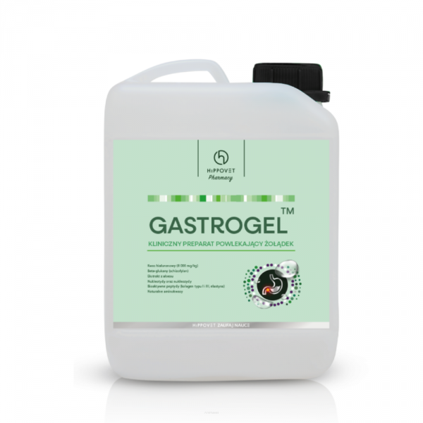 Hippovet Pharmacy GASTROGEL 2,5 l – suplement na wrzody w formie żelu