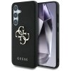 Guess Grained Big 4G Logo Small Classic Logo - Etui do Samsung Galaxy S25+ (czarny)