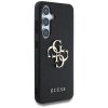 Guess Grained Big 4G Logo Small Classic Logo - Etui do Samsung Galaxy S25+ (czarny)