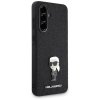 Karl Lagerfeld Fixed Glitter Ikonik Logo Metal Pin - Etui do Samsung Galaxy A36 5G (czarny)