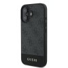 Guess 4G Bottom Stripe - Etui iPhone 16 (szary)