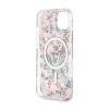 Guess Flower MagSafe - Etui iPhone 14 Plus (Różowy)