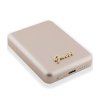 Guess Metal Script Logo MagSafe - Power Bank indukcyjny 5000 mAh 15W MagSafe (złoty)