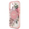 Guess IML Flower & Tonal Circle MagSafe - Etui iPhone 16 (różowy)