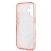 Guess IML Flower & Tonal Circle MagSafe - Etui iPhone 16 (różowy)