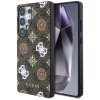 Guess 4G Printed Colored Peony Pattern MagSafe - Etui do Samsung Galaxy S25 Ultra (brązowy)