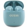 Guess Printed Classic Logo - Słuchawki Bluetooth TWS + etui ładujące (turkusowy)